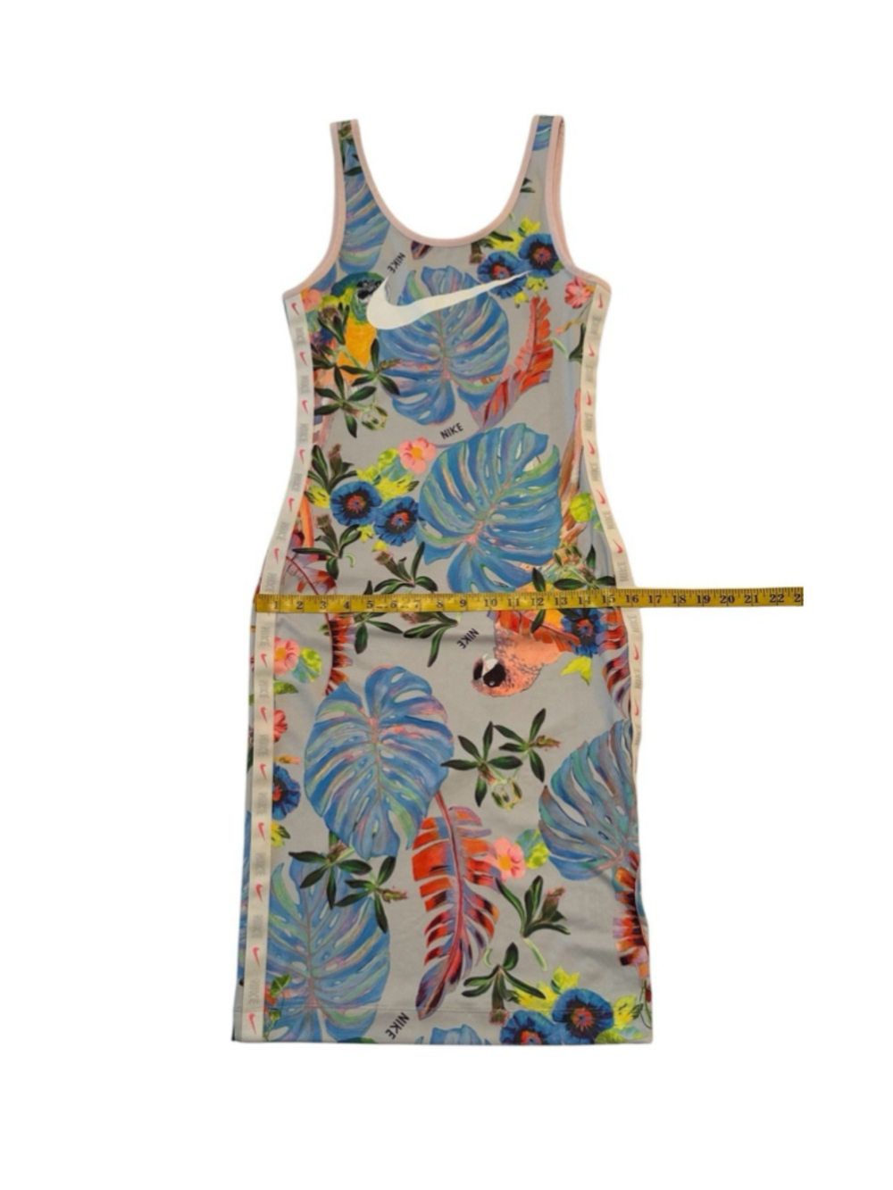 NIKE Tropical Outdoor Activewear Tank Dress Womens Small Golf, Walking, Fishing - Picture 12 of 17